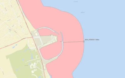 Hvor går 300 meter zonen fra?
